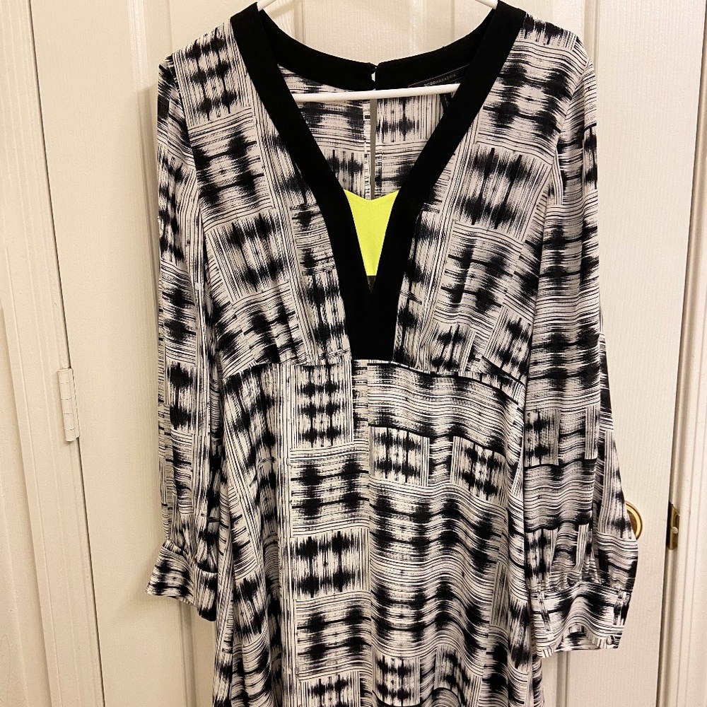 BCBG, Ethnic Pattern, Cut-out Dress